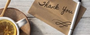 WRITING THE PERFECT THANK-YOU NOTE